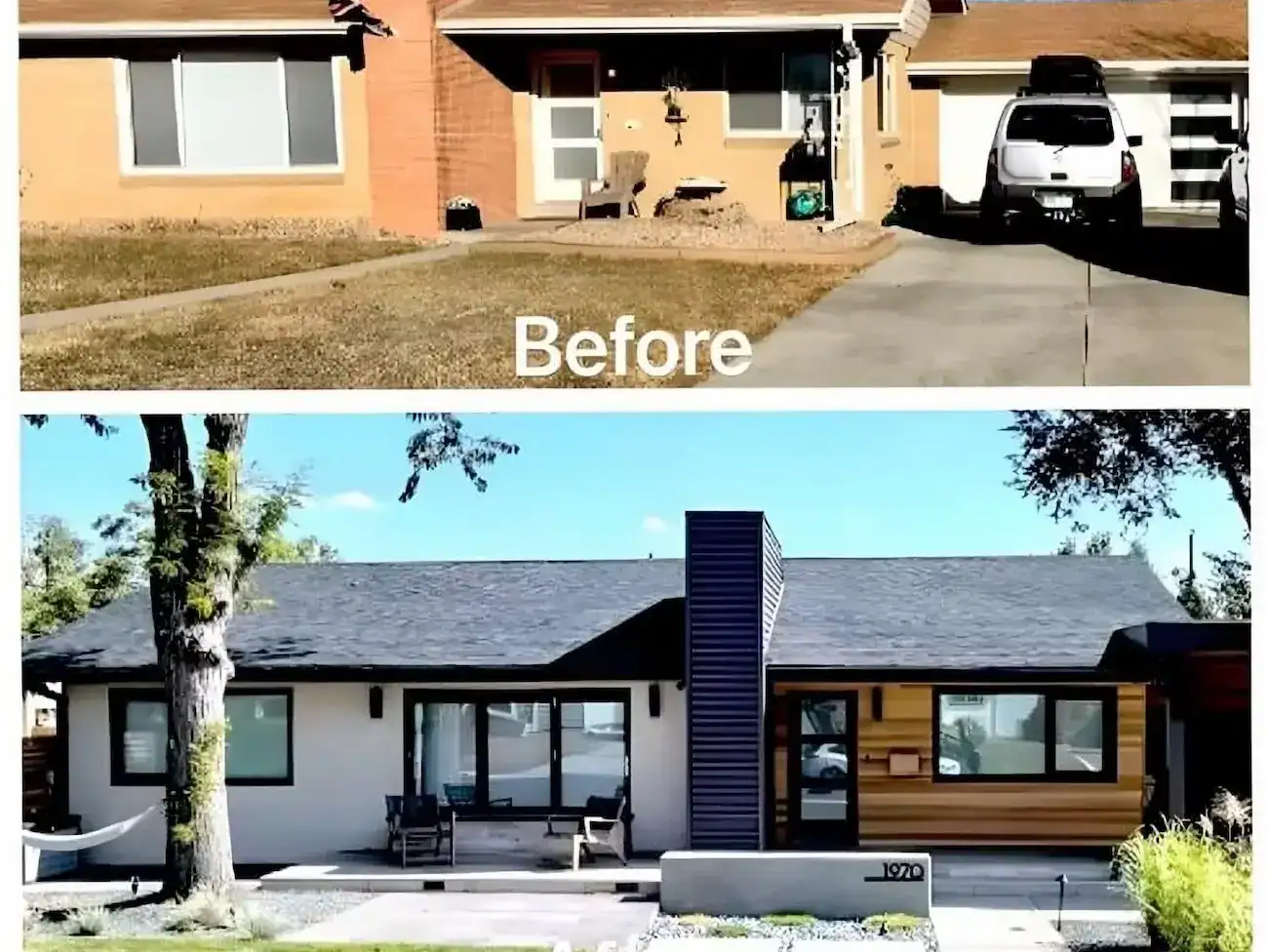 Tampa exterior home renovation with new siding, windows, and fresh paint