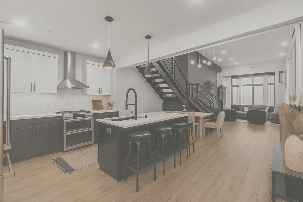 Modern home construction project in St. Petersburg with clean design and stucco exterior