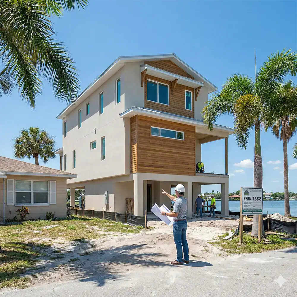 Custom new home construction in Pinellas County, Florida
