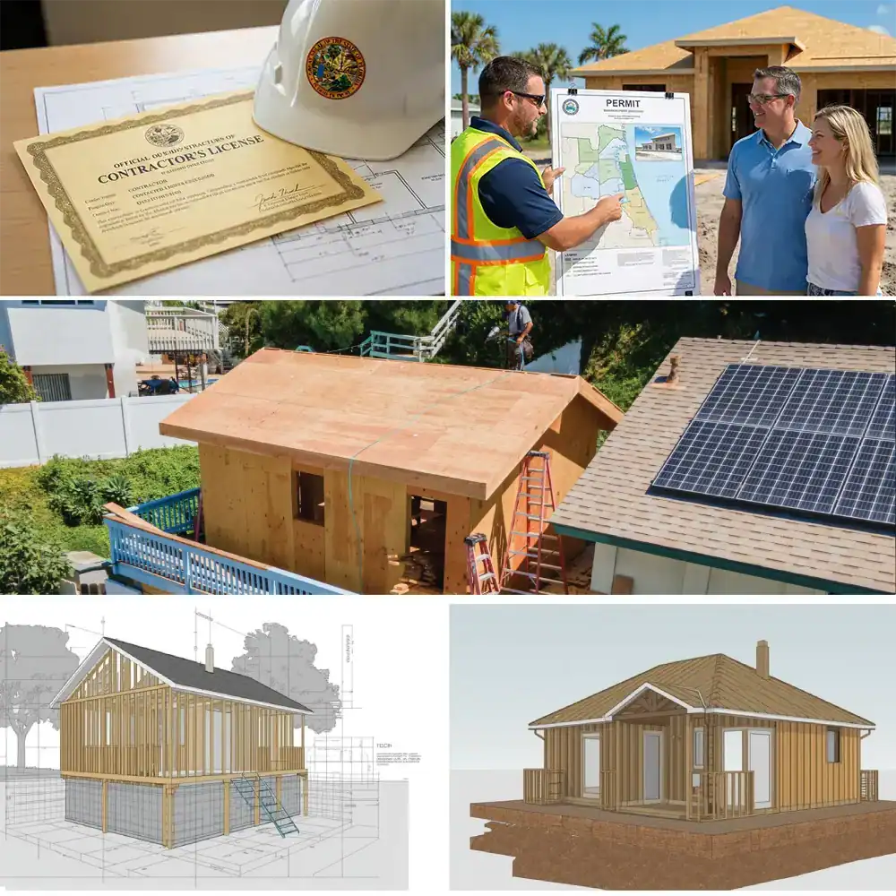 Completed home addition project in Pinellas County, Florida